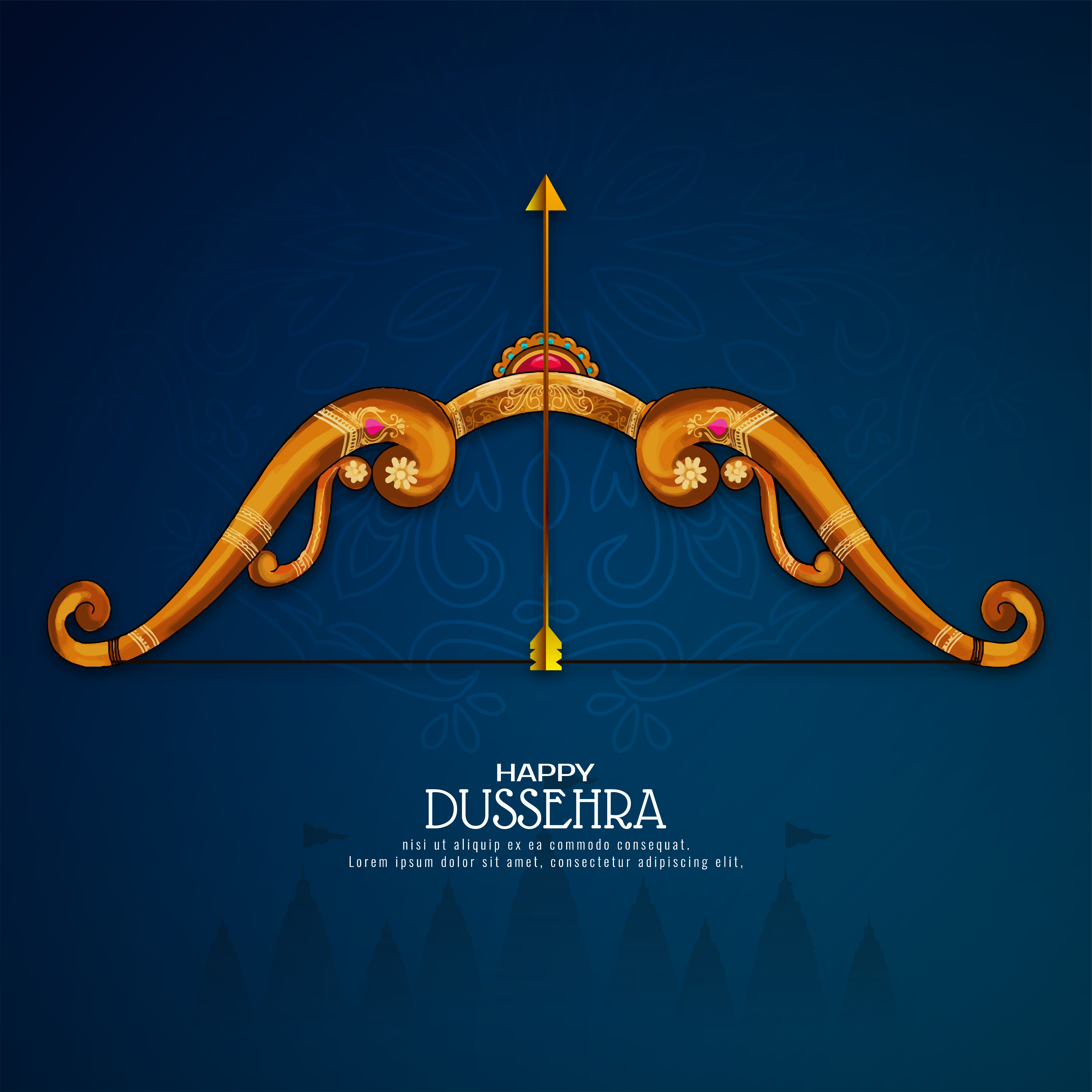 Dussehra Poster Design - DesignbyNandini
