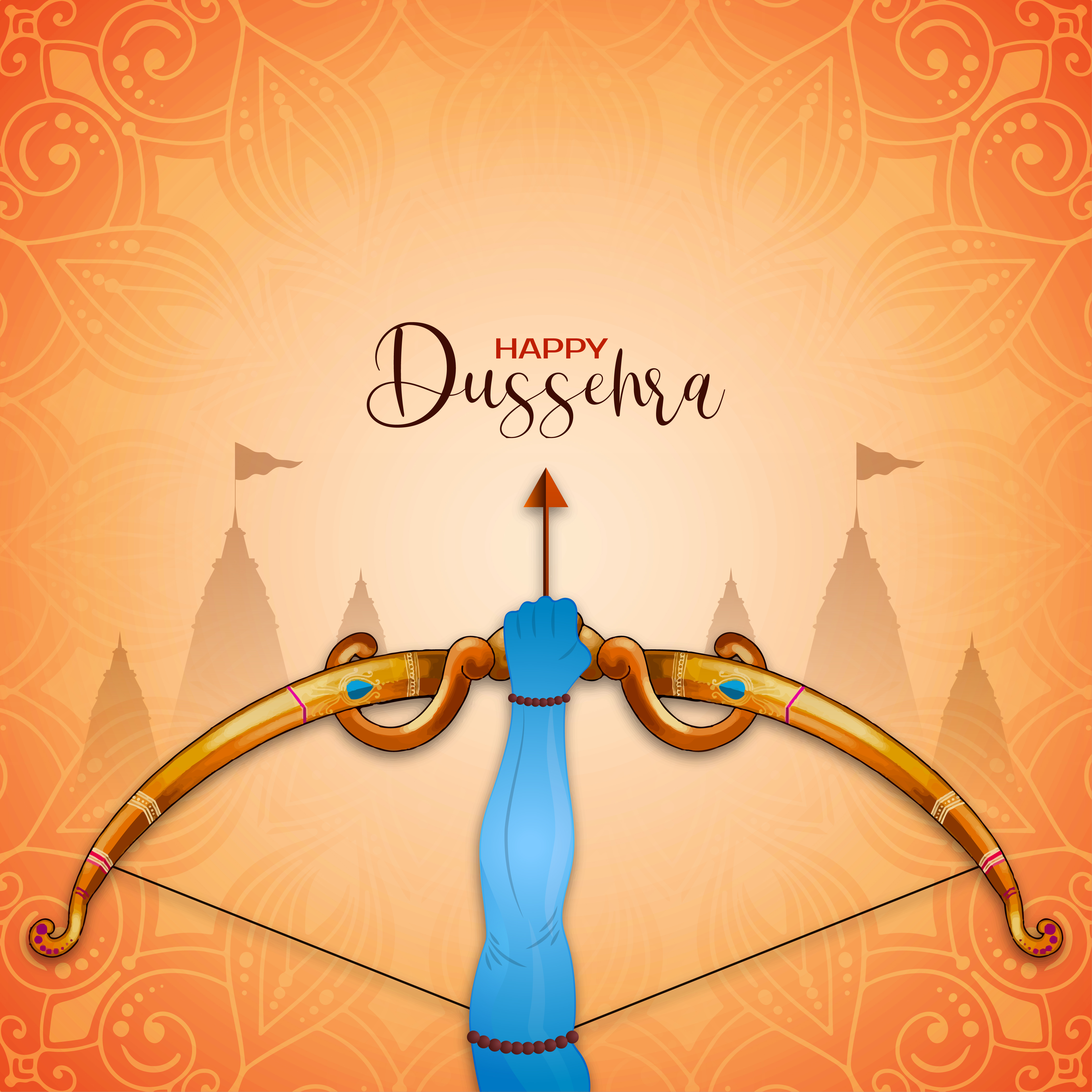 Dussehra Poster Design - DesignbyNandini