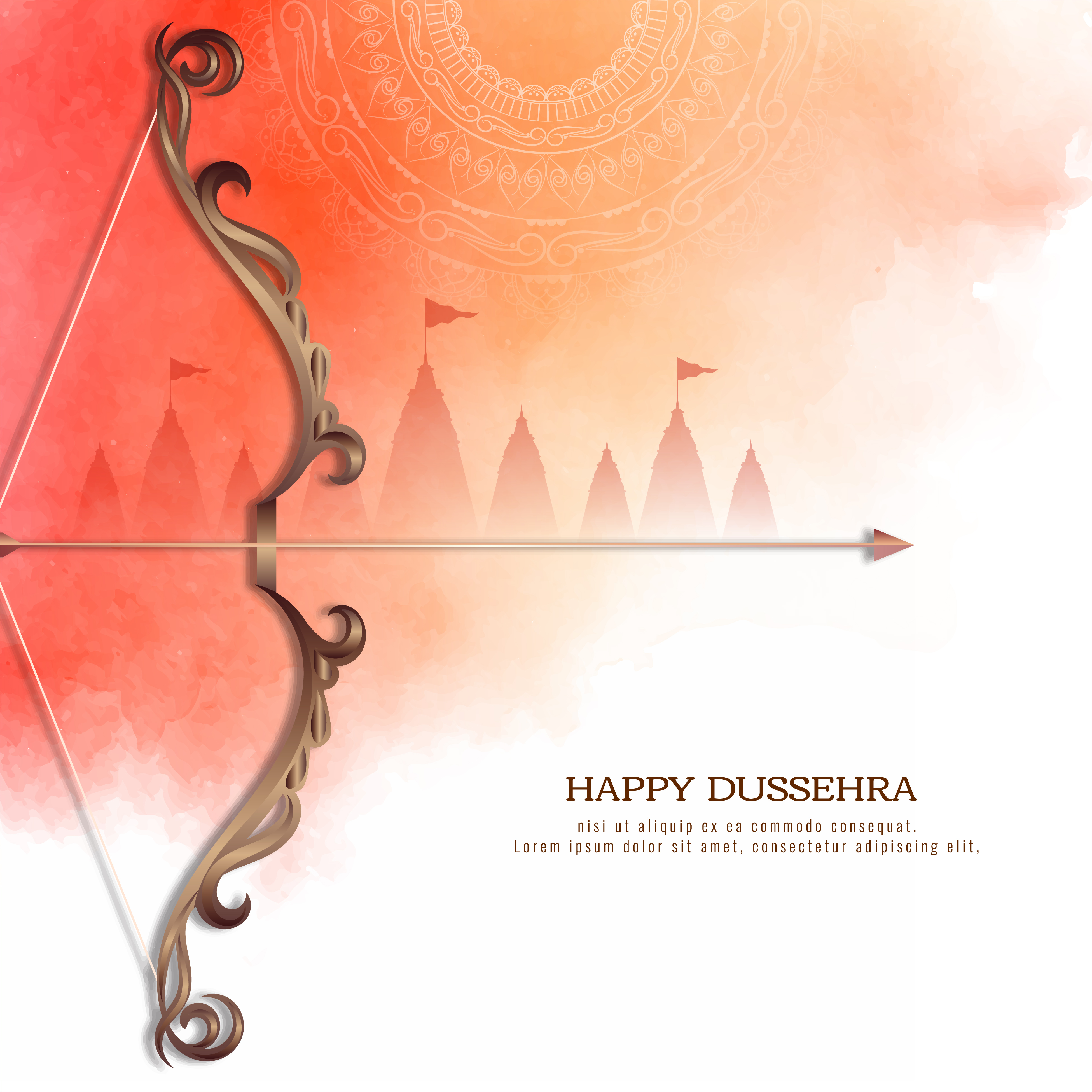 Dussehra Poster Design - DesignbyNandini